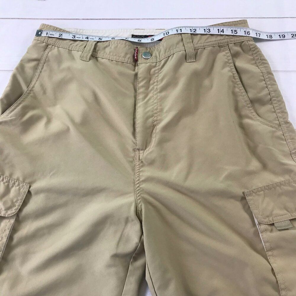 Quiksilver Men Size 34 Beige Khaki Cargo Bermuda Shorts - Picture 5 of 13